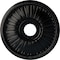 Ekena Millwork Berkshire Ceiling Medallion (Fits Canopies up to 6 3/8"), 20 1/8"OD x 3 7/8"ID x 1 7/8"P, Jet Black CM20BE1BLF - alternate 1